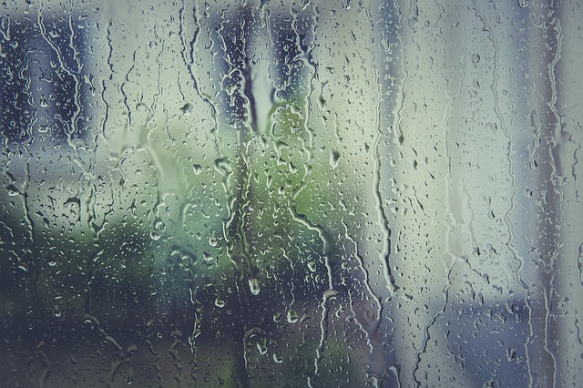Rain on window tears miscarriage