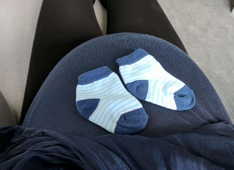 Bump and baby socks